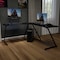 Flash Furniture 36.5 H, 71.5 W X Particleboard, Steel, Black/Black NAN-CD-22181-BK-BK-GG - alternate 1
